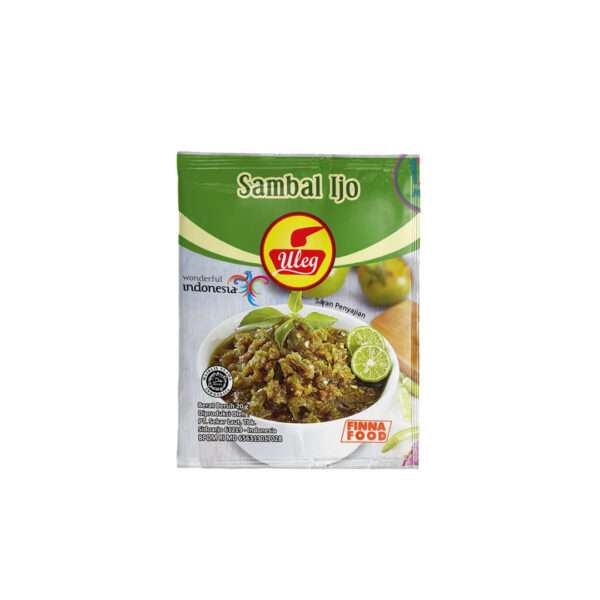 Uleg Sambal Ijo (Green Chili Sauce) Jar - Indonesian sambal - Sedap Food Group