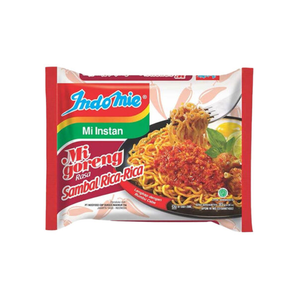 Indomie Fried Noodle Sambal Rica-Rica Flavor 85gr - Sedap Food Group