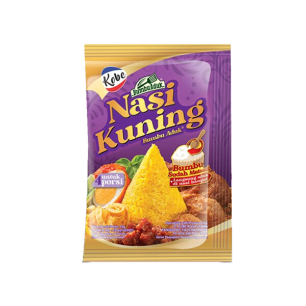 Kobe Bumbu Nasi Kuning 15gr - Indonesian seasoning for Yellow Rice - Sedap Food Group