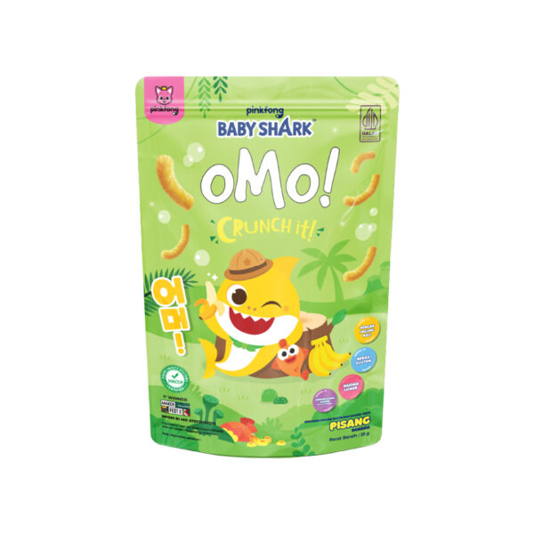 OMO! Crunch It Baby Shark Banana 25gr - Sedap Food Group