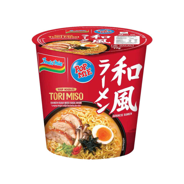 Pop Mie Tori Miso Flavor 77gr - Sedap Food Group
