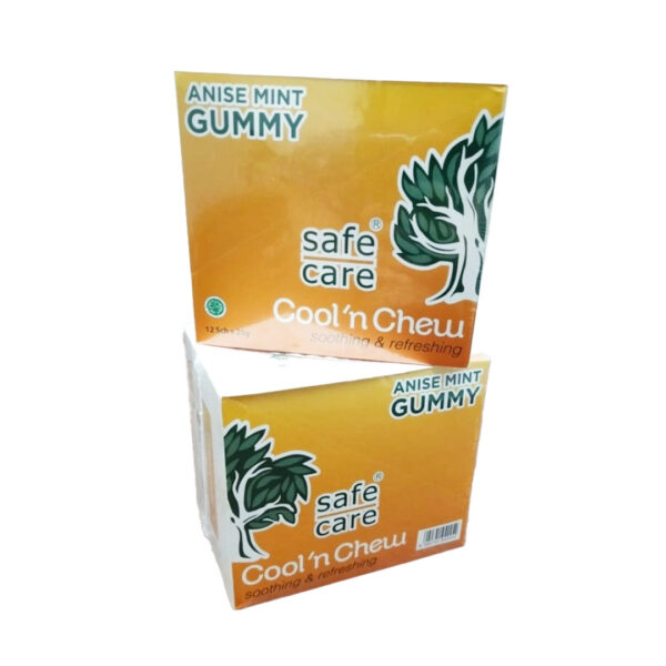 Safe Care Anise Mint Gummy Chew n Cool 25gr - Image 2