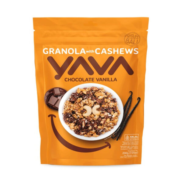 Yava Granola Chocolate Vanilla 200gr - Sedap Food Group