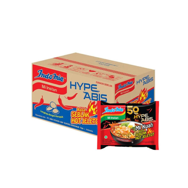 Indomie Hype Abis Seblak Hot Jeletot 75gr Box - Sedap Food Group
