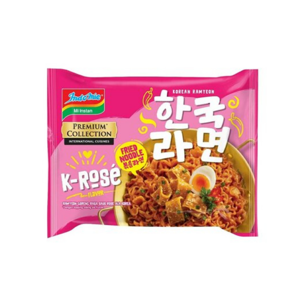 Indomie Premium Collection Korean Ramyeon Fried Noodle K-Rose 83gr - Sedap Food Group