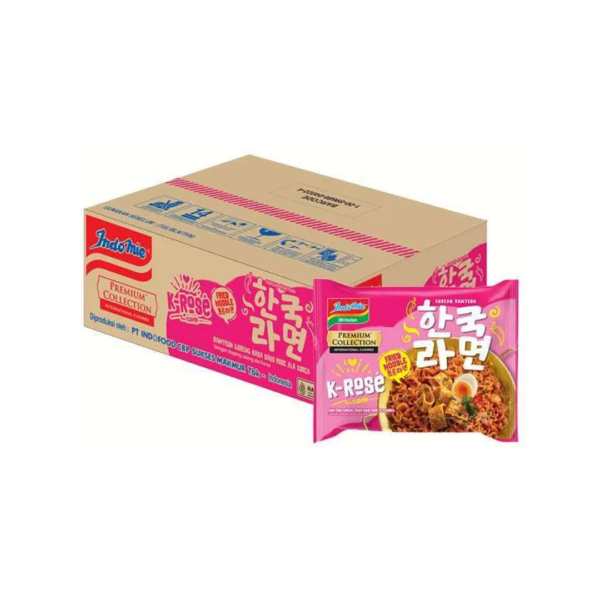Indomie Premium Collection Korean Ramyeon Fried Noodle K-Rose 83gr - Sedap Food Group