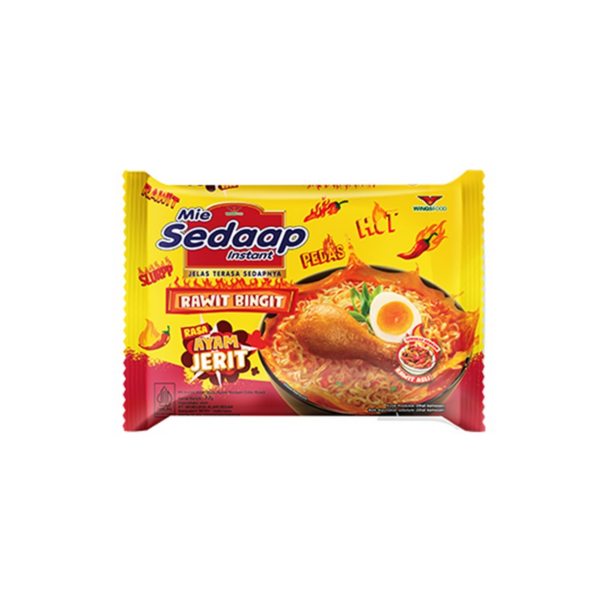 Mie Sedaap Rawit Bingit Ayam Jerit 90gr - Sedap Food Group