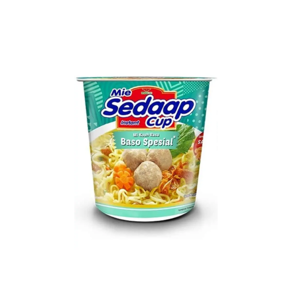 Mie Sedaap Cup Baso Spesial 77gr - Sedap Food Group