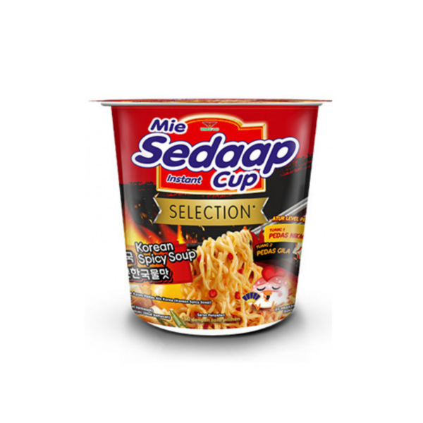 Mie Sedaap Cup Selection Korean Spicy Soup 75gr - Sedap Food Group