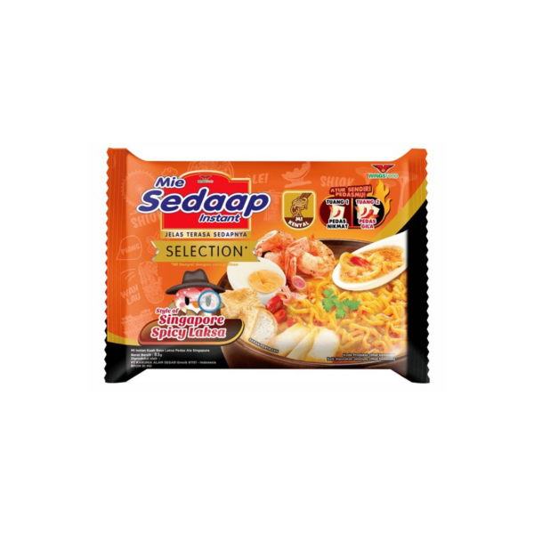Mie Sedaap Selection Singapore Spicy Laksa 90gr - Sedap Food Group