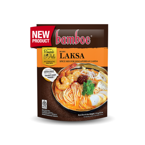Bamboe Premium Singaporean Laksa 110gr - Sedap Food Group