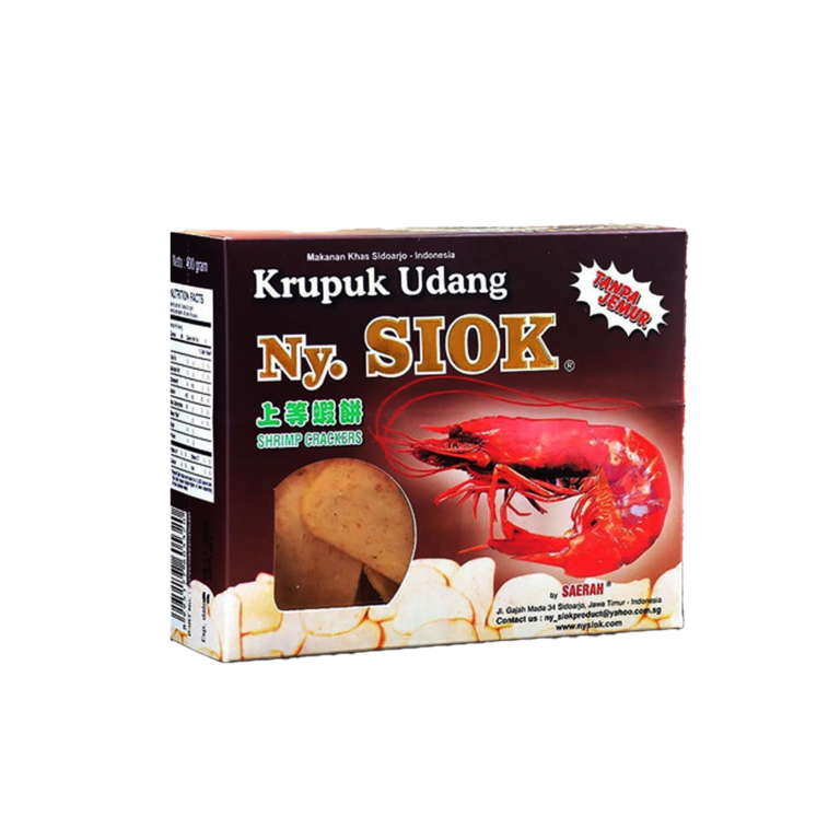 Ny Siok Oval Shrimp Istimewa Crackers 400gr - Indonesian Crackers - Sedap Food Group