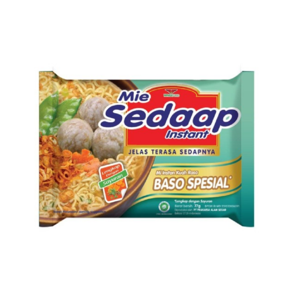 Mie Sedaap Baso Spesial 77gr - Sedap Food Group