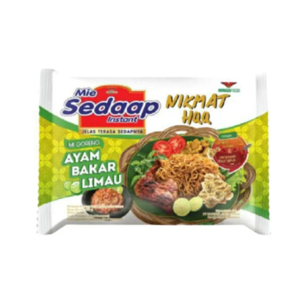 Mie Sedaap Nikmat HQQ Ayam Bakar Limau 89gr - Sedap Food Group
