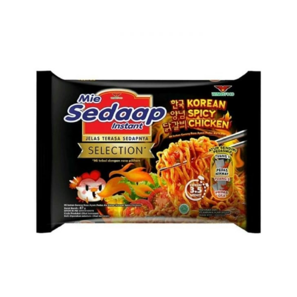 Mie Sedaap Selection Korean Spicy Chicken 87gr - Sedap Food Group