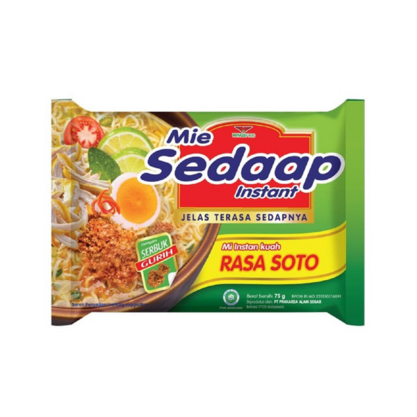 Mie Sedaap Soto 75gr - Sedap Food Group