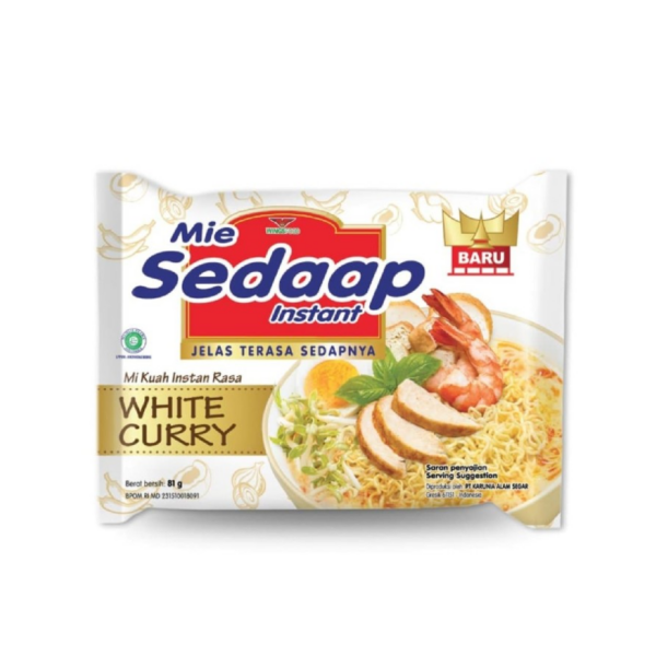 Mie Sedaap White Curry 81gr - Sedap Food Group