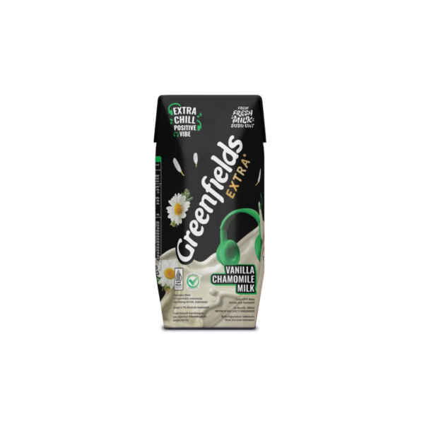 Greenfields Extra UHT Milk Vanila Chamomile 200ml
