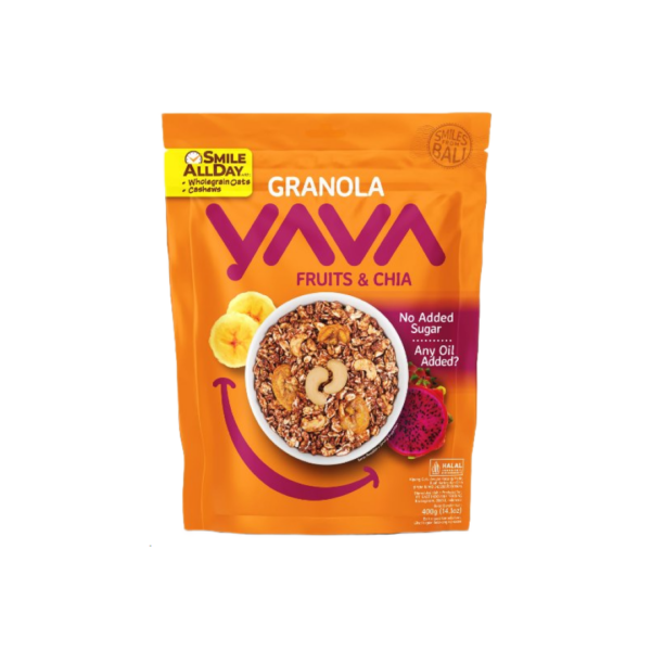 Yava Granola Fruits & Chia 400gr